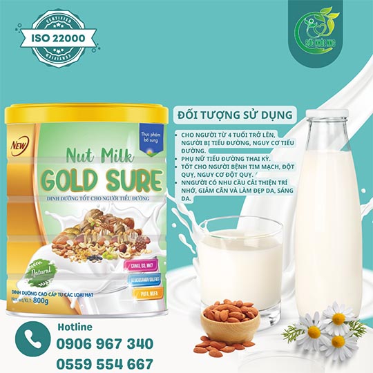 Sữa Nut Milk Goldsure 400g