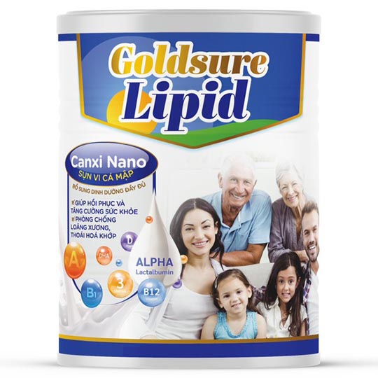 Sữa Goldsure Lipid 400g